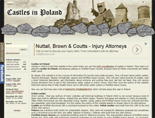 Tablet Screenshot of polishcastles.eu